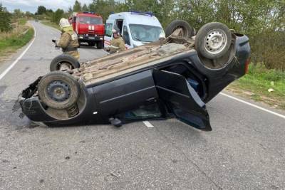 Нетрезвый водитель перевернулся в машине в Тверской области