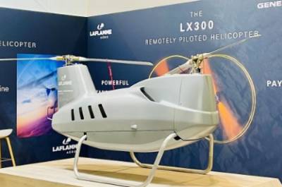 В Америке презентовали модернизированный беспилотный вертолет LX300. ФОТО