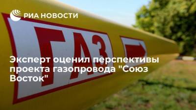 Академик Наумкин: газопровод "Союз Восток" станет двигателем отношений России и Китая