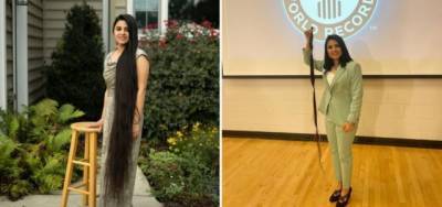 Американка отрезала почти 2 метра волос и попала в Книгу рекордов Гиннесса (ФОТО)