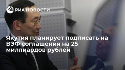 Глава Якутии Николаев заявил о планах подписания соглашений на ВЭФ на 25 миллиардов рублей