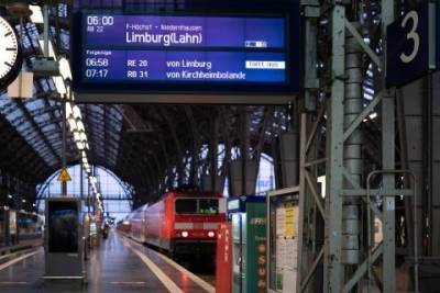 Большая часть поездов Германии остановится из-за забастовки железнодорожников
