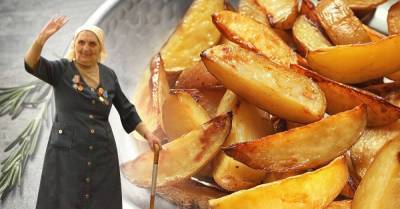 Глафира из Украины работала в колхозной столовой, там она придумала «Картофель по-улановски»