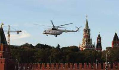 Видео с вертолетом над стенами Кремля взбудоражило соцсети