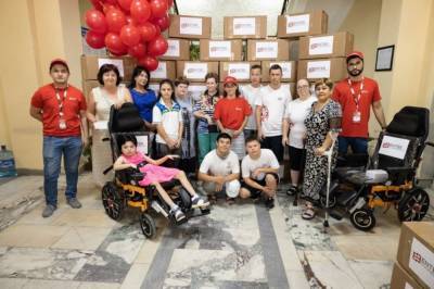 Группа компаний Enter Engineering провела благотворительную акцию для общества социальной взаимопомощи инвалидам "Мехрибонлик"