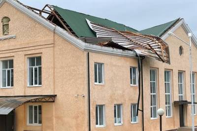 В Кабардино-Балкарии ветер сорвал кровлю со зданий школы, ДК и нескольких домов