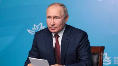 Песков раскрыл детали выступления Путина на пленарном заседании ВЭФ