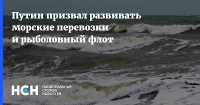 Путин призвал развивать морские перевозки и рыболовный флот