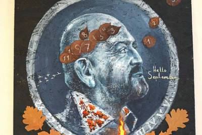 В барнаульском сквере перед 3 сентября появился портрет Шуфутинского