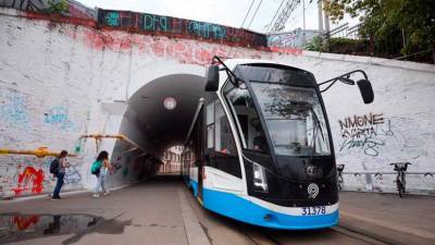 Собянин рассказал о реконструкции трамвайного тоннеля в Сыромятническом проезде