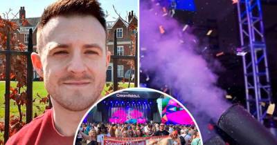 Прахом фаната выстрелили из конфетти-пушки на фестивале в Британии