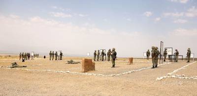 Мотострелковые подразделения в Нахчыване проводят учения с боевыми стрельбами (ФОТО/ВИДЕО)
