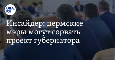 Инсайдер: пермские мэры могут сорвать проект губернатора - ura.news - район Пермский