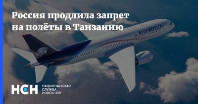 Россия продлила запрет на полёты в Танзанию