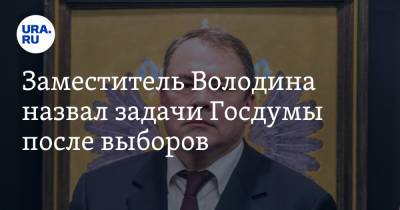 Заместитель Володина назвал задачи Госдумы после выборов