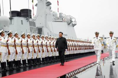 Китай быстрее США и России отстраивает свой военно-морской флот...