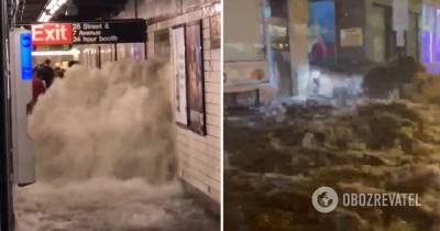 Потоп в Нью-Йорке после ливня – фото, видео и последние новости