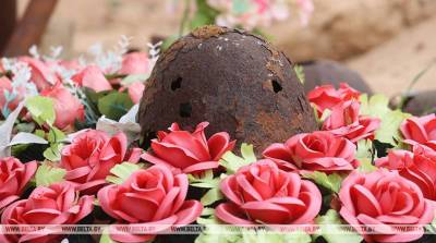 В Слонимском районе перезахоронили останки погибших в первые дни войны красноармейцев