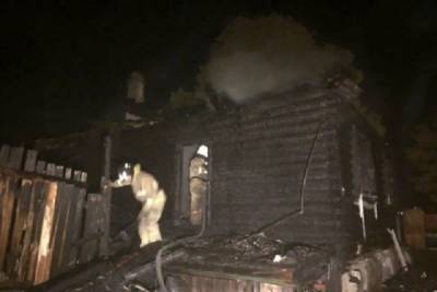 Во Владимирской области при пожаре в собственном доме погибла 43-летняя женщина