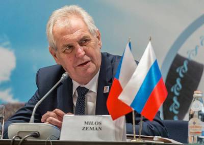 СМИ: В Праге госпитализирован президент Чехии Милош Земан