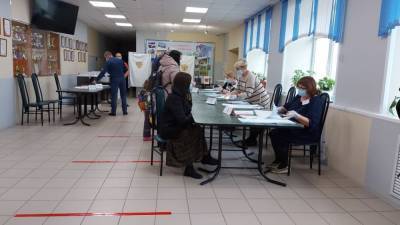 Псевдонаблюдатели посетили избирательный участок во Фрунзенском районе Петербурга
