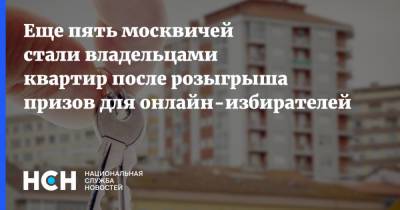 Еще пять москвичей стали владельцами квартир после розыгрыша призов для онлайн-избирателей - nsn.fm - Москва