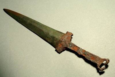 В Новосибирск привезли скифский меч Железного века из пункта металлолома