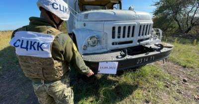 Российские террористы обстреляли автомобиль украинской стороны СЦКК