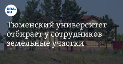 Тюменский университет отбирает у сотрудников земельные участки. Они были выданы вузом 15 лет назад