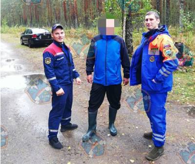 В Лодейнопольском районе спасатели вывели заблудившегося мужчину из леса