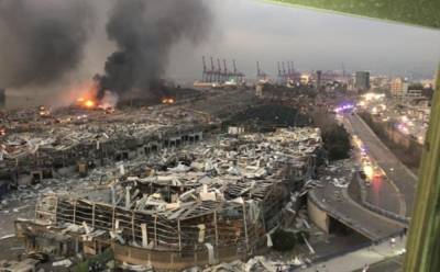 Взрыв в порту Бейрута: владельцем груза аммиачной селитры является компания из Днепра
