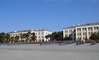 В Азербайджанском высшем военном училище имени Гейдара Алиева прошла церемония принятия военной присяги (ФОТО)