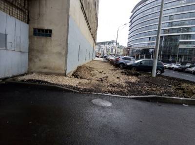 Ремонт улицы Ковалихинской приостановился из-за задержки в поставке материала