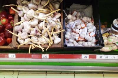 В России подорожал чеснок: как изменилась цена на овощ в Туле