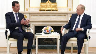 Владимир Путин принял Башара Асада в Кремле