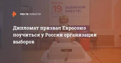 Дипломат призвал Евросоюз поучиться у России организации выборов