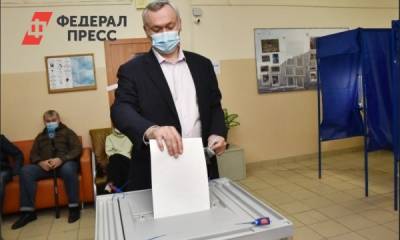 Губернатор Травников отдал свой голос на выборах депутатов Госдумы