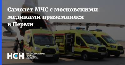 Самолет МЧС с московскими медиками приземлился в Перми