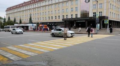 В Уфе на перекрестке улиц Театральной и Пушкина появился новый светофор вызывного типа