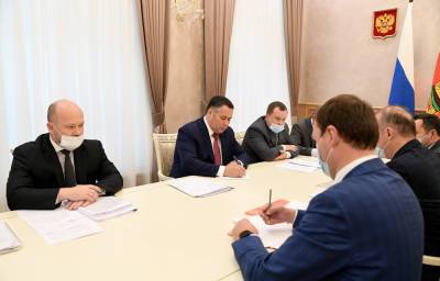 Губернатор Игорь Руденя провел совещание по модернизации системы теплоснабжения Твери