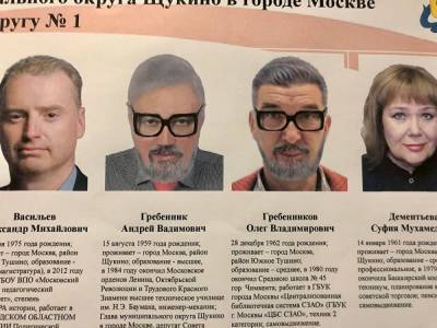 На УИКе в Щукино в Москве обнаружили стенд с кандидатами с «эффектом Вишневского»