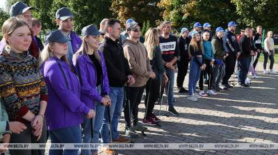 Турнир по мини-гольфу среди работающей молодежи проходит в Могилеве