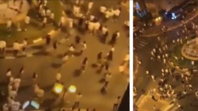 Видео: массовая драка стульями в Ход ха-Шароне
