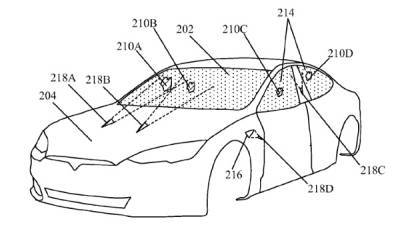 Tesla запатентовала лазерные стеклоочистители
