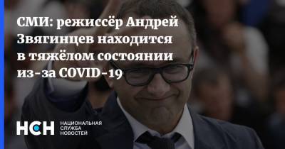 СМИ: режиссёр Андрей Звягинцев находится в тяжёлом состоянии из-за COVID-19