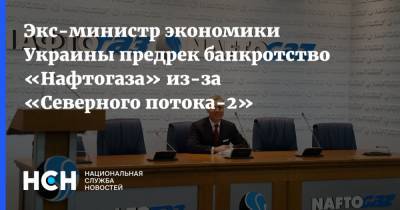 Экс-министр экономики Украины предрек банкротство «Нафтогаза» из-за «Северного потока-2»