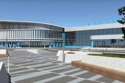 Сергей Кузнецов показал проект нового терминала в аэропорту Новокузнецка