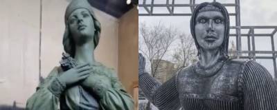 В сети появилось фото скульптуры новой Аленки – основательницы Нововоронежа