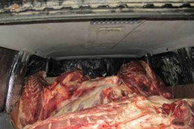 1 тонну небезопасного говяжьего мяса не пропустили через псковскую границу