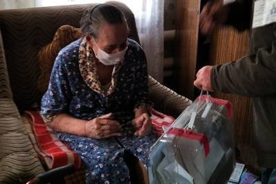 В Путятинском районе на дому проголосовала 101-летняя Александра Никулина